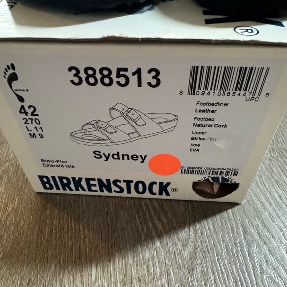 Birkenstock Metallic Green Sandals - Picture 4 of 7